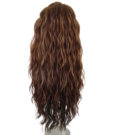 Raven Copper Auburn Blend Wavy Layered Wig