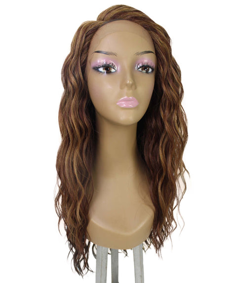 Raven Copper Auburn Blend Wavy Layered Wig