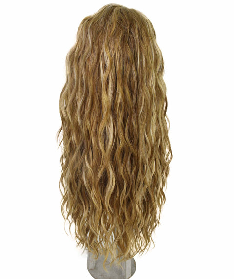 Raven Blonde Blend Wavy Layered Wig