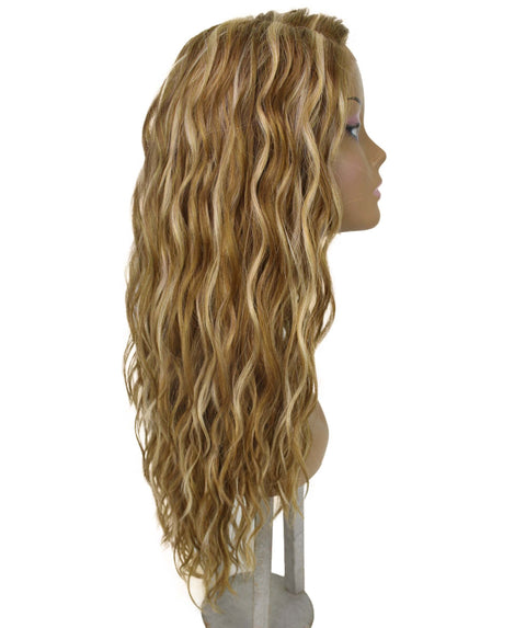 Raven Blonde Blend Wavy Layered Wig