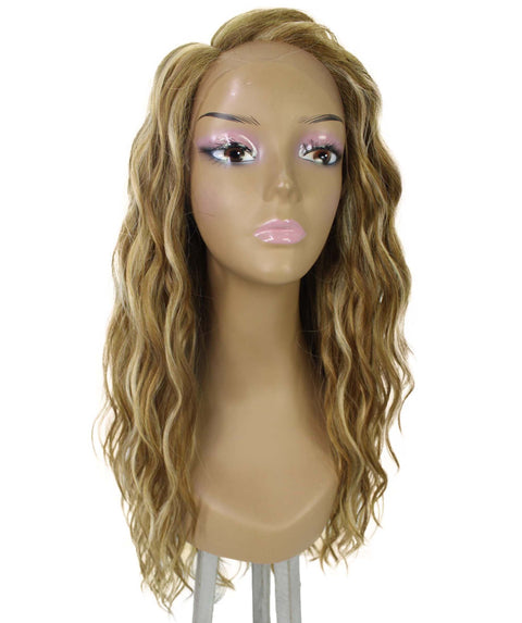Raven Blonde Blend Wavy Layered Wig