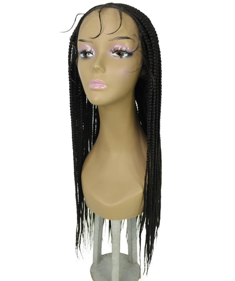 Jordan Dark Brown Braided Lace Wig