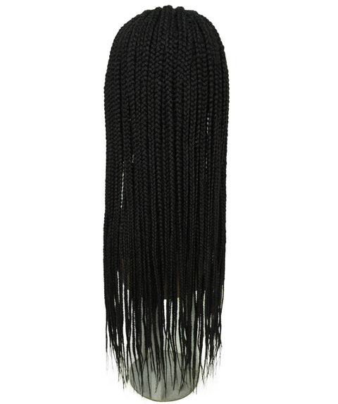 Jordan Dark Brown Braided Lace Wig