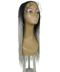 Jordan Grey Ombre Braided Lace Wig