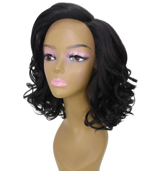 Aliyah Natural Black Layered Lace Wig
