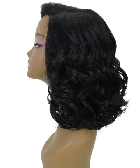 Aliyah Natural Black Layered Lace Wig
