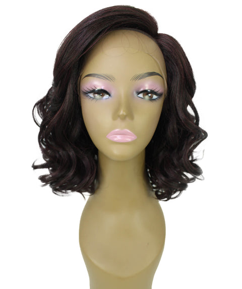 Aliyah Deep Red and Black Blend Layered Lace Wig
