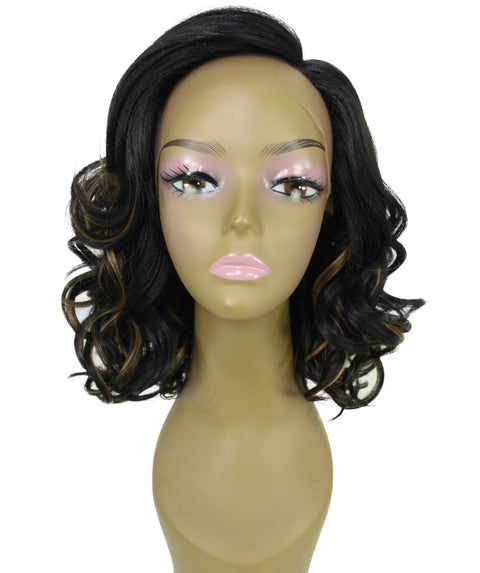 Aliyah Black with Golden Layered Lace Wig