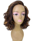 Aliyah Caramel Brown Blend Layered Lace Wig