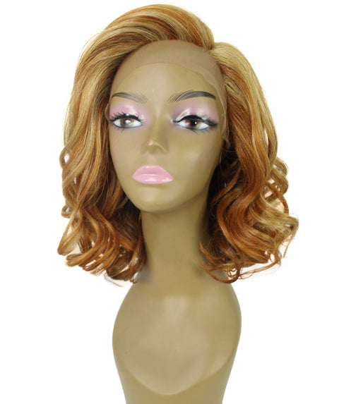 Aliyah Strawberry Blonde Layered Lace Wig