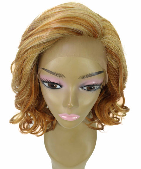 Aliyah Strawberry Blonde Layered Lace Wig