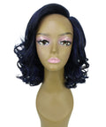 Aliyah Blue and Black Blend Layered Lace Wig