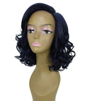 Aliyah Blue and Black Blend Layered Lace Wig