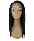 Samone Black Braided Lace Wig