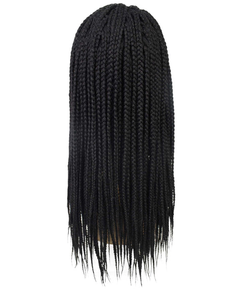 Samone Black Braided Lace Wig