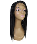Samone Black Braided Lace Wig