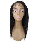 Samone  Dark Brown Braided Lace Wig