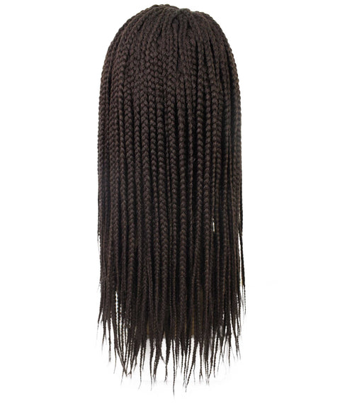 Samone Medium Brown Braided Lace Wig