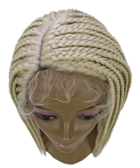Samone  Light Blonde Braided Lace Wig