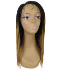Samone  Honey blonde Ombre Blend Braided Lace Wig