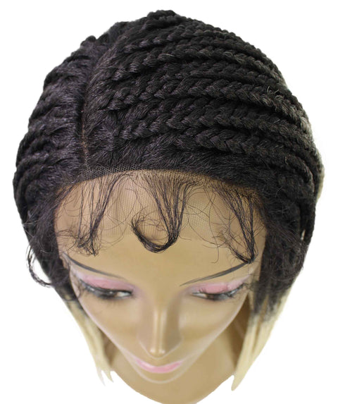 Samone  Blonde Ombre Braided Lace Wig