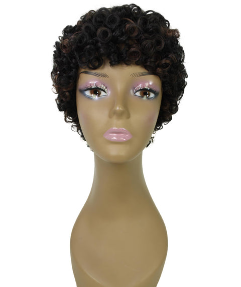 Jada Black with Caramel Hair Wig