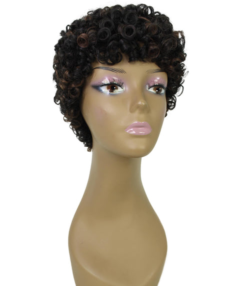 Jada Black with Caramel Hair Wig