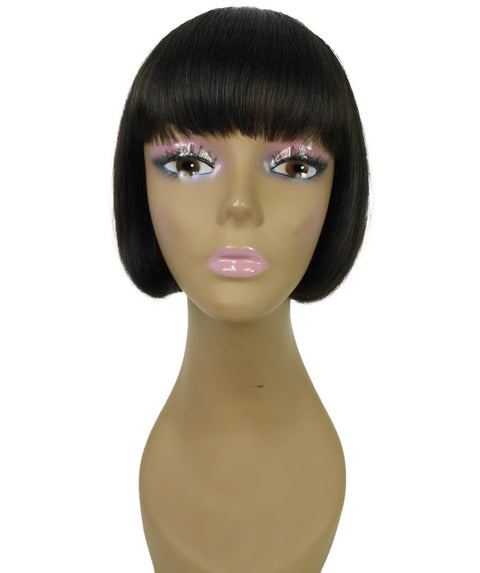 Bisa Natural Black Chin length Bob Wig