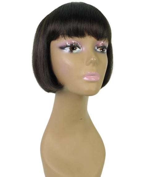 Bisa Natural Black Chin length Bob Wig