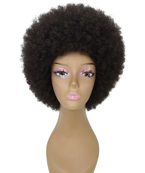Audre Dark Brown Afro Half Wig