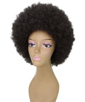 Audre Dark Brown Afro Half Wig
