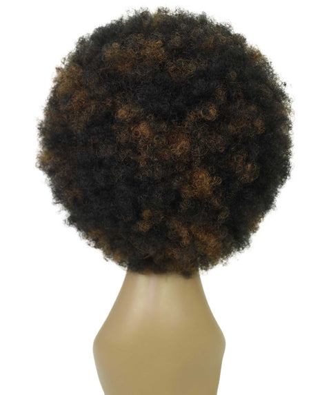 Audre Black with Caramel Afro Half Wig
