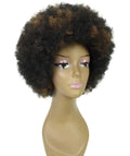 Audre Black with Caramel Afro Half Wig