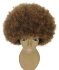 Audre Dark Auburn Brown Blend Afro Half Wig