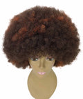 Audre Medium Brown to Black Blend Afro Half Wig