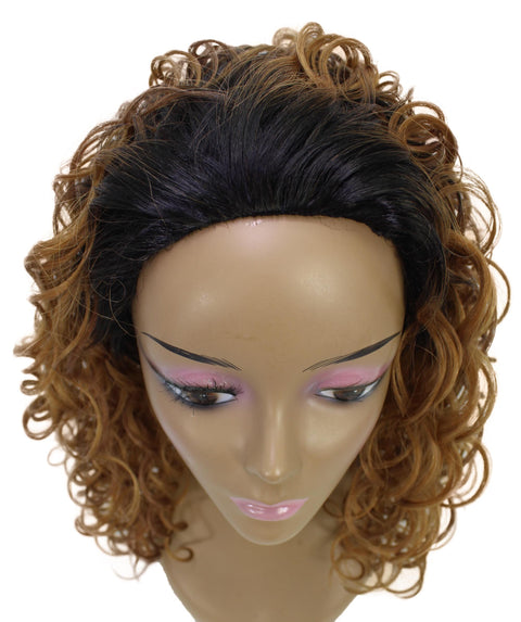 Edwina Honey Alburn Layered Half Wig