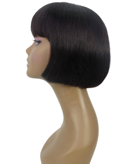 Bisa Dark Brown Chin length Bob Wig