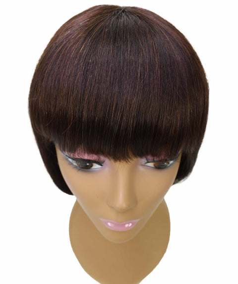 Bisa Natural Brown Chin length Bob Wig