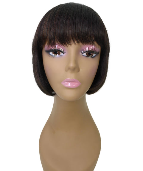 Bisa Black with Caramel Chin length Bob Wig