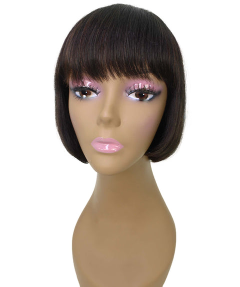 Bisa Black with Caramel Chin length Bob Wig