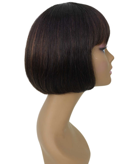 Bisa Black with Caramel Chin length Bob Wig