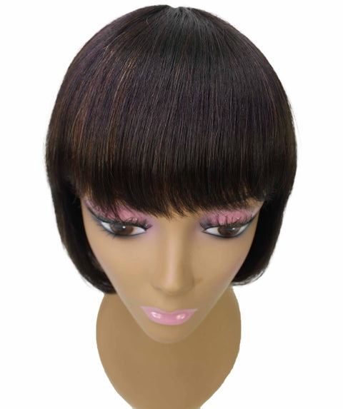 Bisa Black with Caramel Chin length Bob Wig