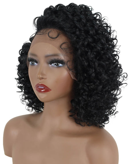 Talia Black Edge Afro Lace Wig