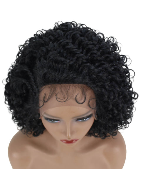 Talia Black Edge Afro Lace Wig