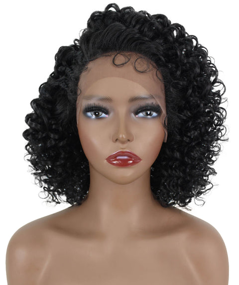 Talia Natural Black Edge Afro Lace Wig