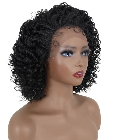 Talia Natural Black Edge Afro Lace Wig