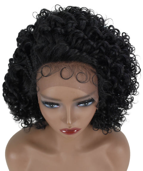 Talia Natural Black Edge Afro Lace Wig