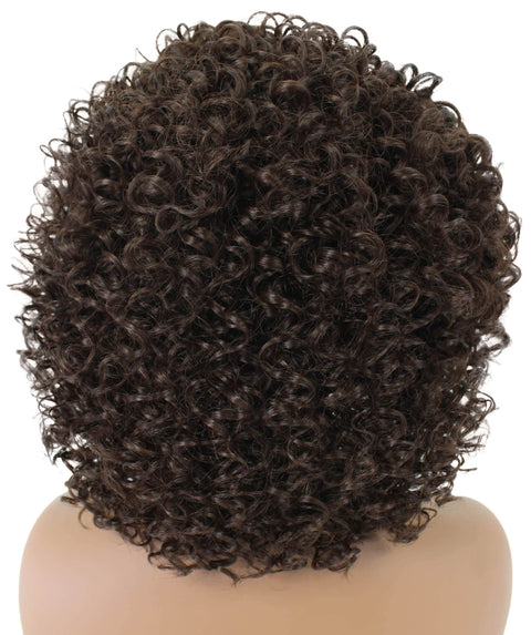 Talia Medium Brown Edge Afro Lace Wig