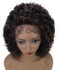 Talia Black with Caramel Edge Afro Lace Wig