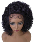 Talia Black and Purple Blend Edge Afro Lace Wig